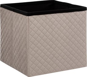 Сгъваем пуф 5five Mix & Modul, Кадифе, 31x31 cm - Бежов