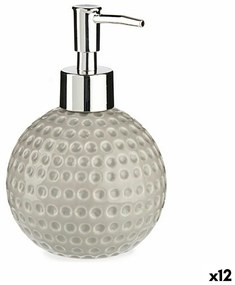 Дозатор за Сапун Golf Керамика Сив Метал 12 броя (300 ml)