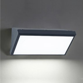 Brilagi-LED RGBW Външно стенно осветително тяло TRIANGLE 1xE27/15W/230V антрацит IP65
