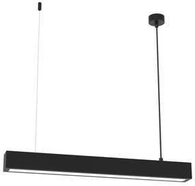 Полилей LUNGO T8 1xG13/9W/230V черен, с кабел