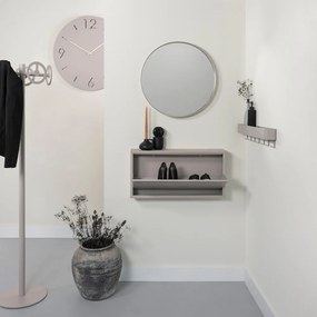 Сиво-бежова метална стенна закачалка с рафт Dax Play - Spinder Design