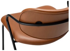 Кафяв фотьойл от изкуствена кожа в цвят коняк Zed - DAN-FORM Denmark