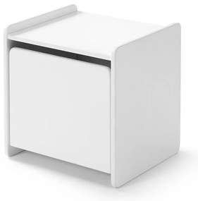 Бяло детско нощно шкафче Kiddy - Vipack