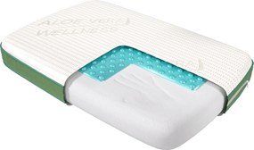 Ортопедична мемори възглавница с охлаждащ гел Medico Aloe Wellness