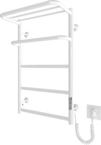 Електрическа лира за баня HOTEL 75W/230V 66x42 cm неръждаема стомана/бяла, дясна