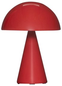 Червена LED затъмняваща се настолна лампа (височина 20 cm) Mush – Hübsch