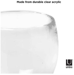 Пластмасова чаша за четки за зъби Droplet - Umbra