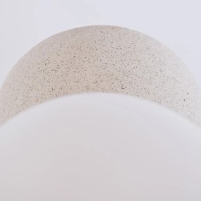 Сива стенна лампа, височина 10 cm Creta - SULION