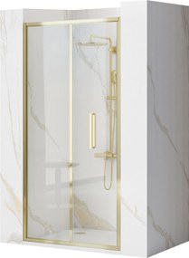 Врати за душ кабини REA Rapid Fold 80 Gold