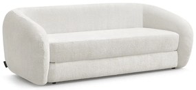 Бял шенилов сгъваем диван 228 cm Neyo – Bobochic Paris