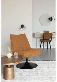 Стол в цвят охра от плат bouclé Jax - White Label