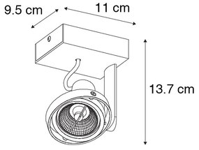 Модерен прожектор черен - Master 70