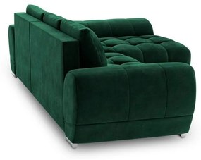 Светлозелен разтегателен диван с кадифена тапицерия , десен ъгъл Nuage - Windsor &amp; Co Sofas