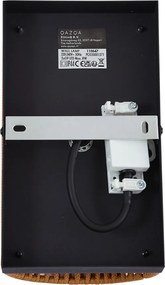 Japandi стенна лампа оранжева с черна IP44 - Jayla