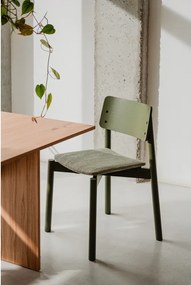 Зелен трапезен стол за подреждане Wem – noo.ma