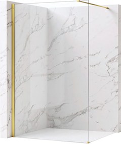 Параван за душ Rea Flexi Transparent / Gold 100