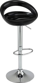 Бар стол Kolby-Черен (2) парчета