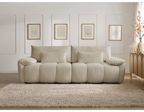 Бежов шенилов диван 264 cm Ivane – Bobochic Paris