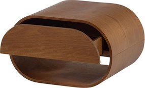 На няколко нива стенен рафт в естествен цвят 39 cm Momo – WOOOD