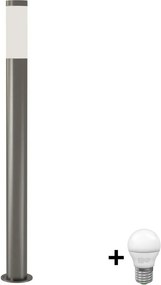 Brilagi - LED външна лампа ELIA 1xE27/7W/230V 4000K IP44 100 cm хром
