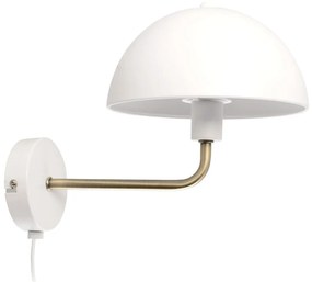 Стенна лампа в бяло-златист цвят, височина 25 cm Bonnet - Leitmotiv