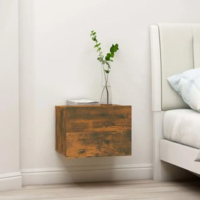 Sonata H Нощни шкафчета 2 бр опушен дъб 40x30x30 см инженерно дърво