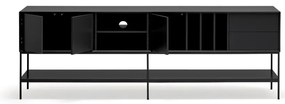 Черна маса за телевизор 220x74x45 cm Platt – Teulat
