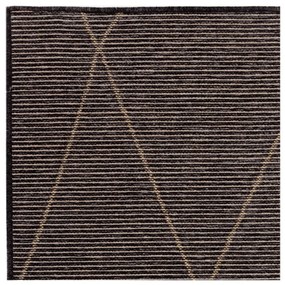 Тъмносив килим със смес от юта 200x290 cm Mulberrry – Asiatic Carpets