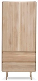 Дъбов гардероб 90x200 cm Fawn - Gazzda