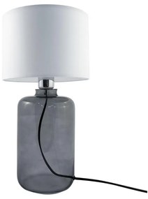 Zuma Line 5503WH - Настолна лампа SAMSUN 1xE27/40W/230V бяла/черна