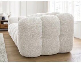 Бял диван от прежда с примки от букле 232 cm Hippolyte – Bobochic Paris