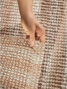 Бежов ръчно изработен ютен килим 160x230 cm Harvest Amber – Elle Decoration