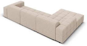 Бежов ъглов диван (ляв ъгъл) Chicago - Cosmopolitan Design