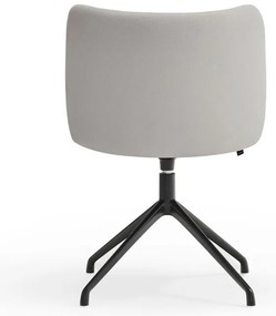 Светлосив тапициран трапезен стол Mogi – Teulat