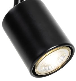 Модерна настолна лампа черна регулируема - Java