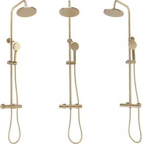 Комплект за душ с термостат Rea PAROT BRUSHED GOLD