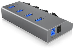 USB 3.0 Hub &amp; Зарядно 4 ports ICY BOX HUB1405 2 в 1