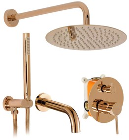 ДУШ СИСТЕМА за вграждане Rea Lungo Copper + BOX