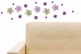 Декоративен стикер за стена от дунапренs 3D Little Flowers S