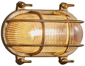 Nordlux - Външно стенно осветително тяло HELFORD 1xE27/12,5W/230V IP64 месинг