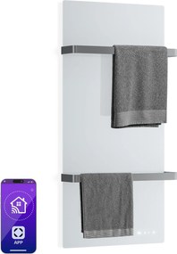 Klarstein Инфрачервен панел HotSpot Crystal Smart | 800 W | 12 м² | Сензорно управление и гласов асистент