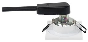 Комплект от 6 модерни вградени спота за баня бели - Doku