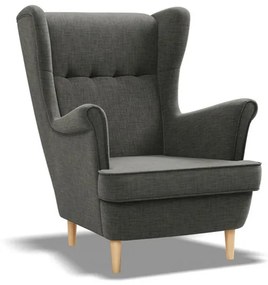 Скандинавски фотьойл в тъмно сиво