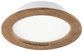 LED Лампа за окачен таван WOODY SPOT LED/16,5W/230V 4000K орех ø 18,5 см