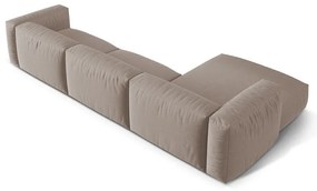 Бежов модулен ъглов диван (ляв ъгъл) Martina – Micadoni Home