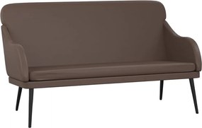 351432 vidaXL Пейка, кафява, 110x76x80 см, изкуствена кожа