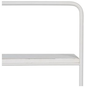 Бял на няколко нива метален стенен рафт 51 cm – Ixia