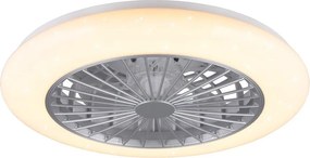 Бяло LED осветително тяло за таван Stralsund – Trio