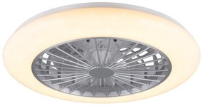 Бяло LED осветително тяло за таван Stralsund – Trio