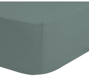 Бебешки зелен памучен чаршаф с ластик , 60 x 120 cm - Good Morning